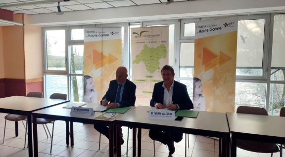 Signature du contrat PACT2 avec le Département de la Haute-Saône