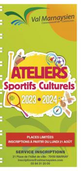 ATELIERS SPORTIFS ET CULTURELS 2023-2024