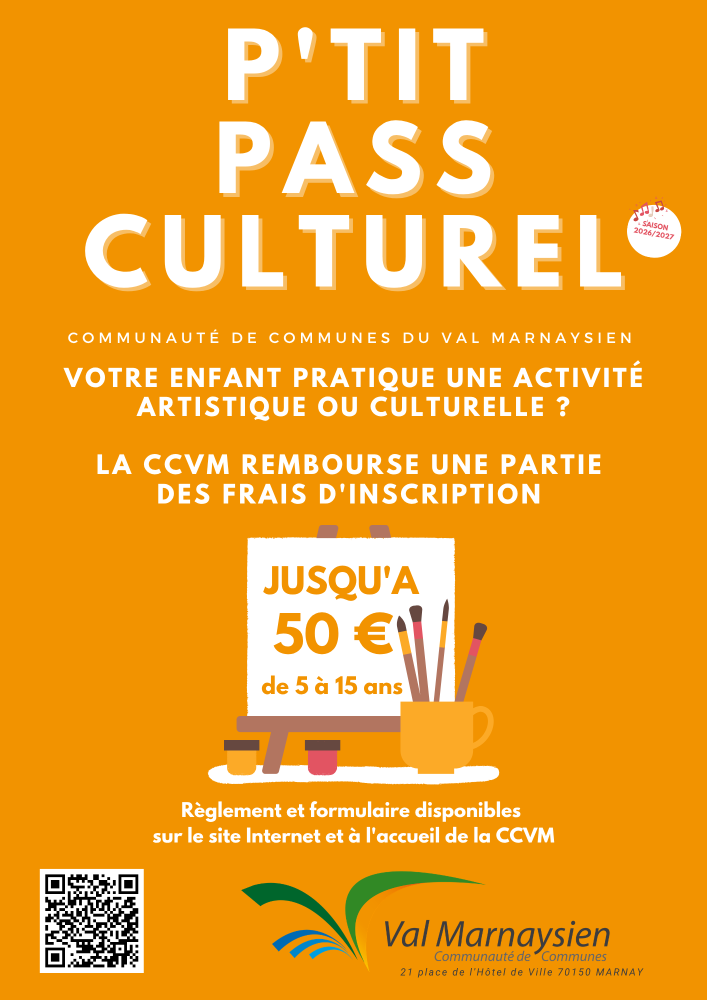 P'tit Pass Culturel CCVM