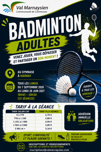 BADMINTON ADULTES