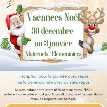 Programme Vacances de Noel 