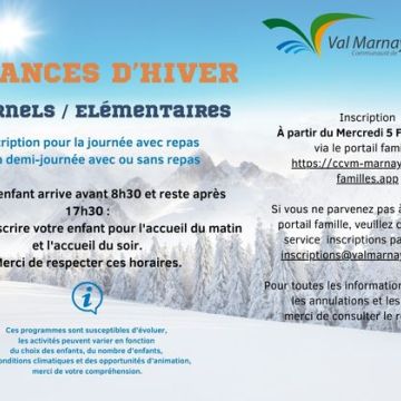 VACANCES HIVER ACCUEIL DE LOISIRS